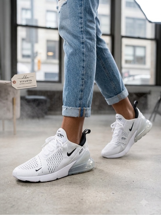 Nike Shoes - Nike Women’s Air Max 270 White/Black Sneakers